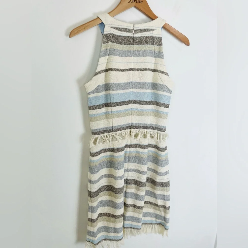 TORY‎ BURCH STRIPED SLEEVELESS DRESS